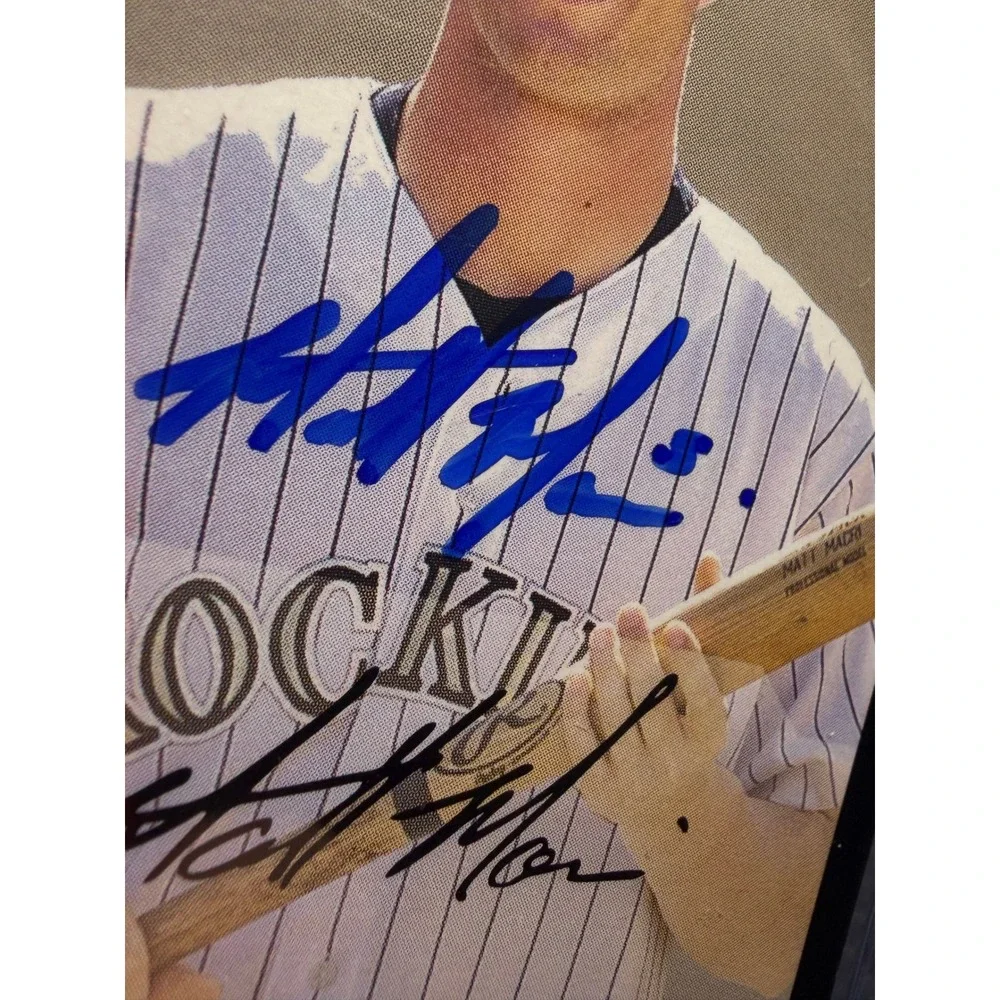 2004 Bowman Draft Picks Matt Macri Signed Rookie Card BDP58 Colorado Rockies RC